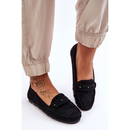 PG1 Dame ruskind Loafers Sort Clorie 2