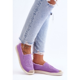 Klassiske espadriller til kvinder Violet Flaure lilla 1