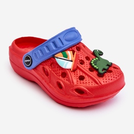 Børneskum letvægts Crocs Hjemmesko Røde slik 1