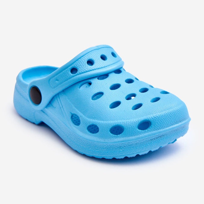 Børne skum hjemmesko lyseblå Lucas 1