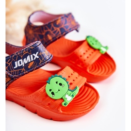 Let skum børns velcro sandaler Orange Asti 1