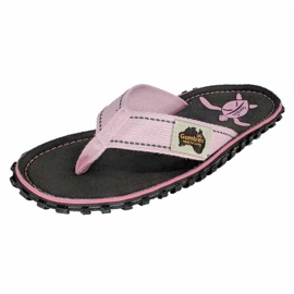Gumbies Islander Canvas Flip Flops W G-IS-WN-GRTU lyserød 1