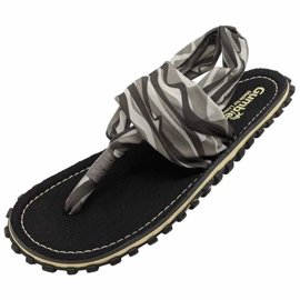 Gumbies Slingback Flip Flops W G-SB-WN-BL sort 2