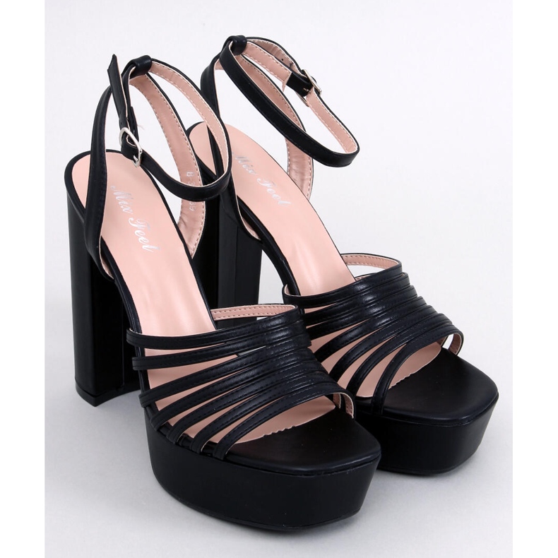 Sandaler på Taboo Black platformen sort 1