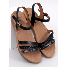 Clyde sorte sandaler til kvinder 1