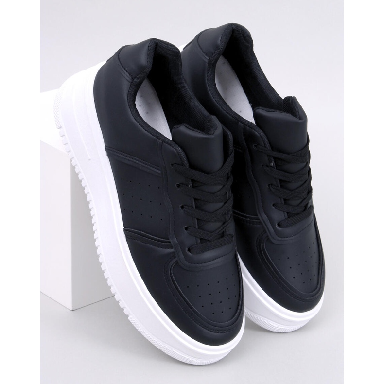 Secada Black højsålede sneakers sort 1