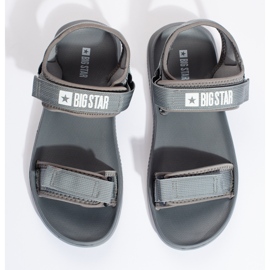 Big Star HH174843 grå sandaler til mænd 3