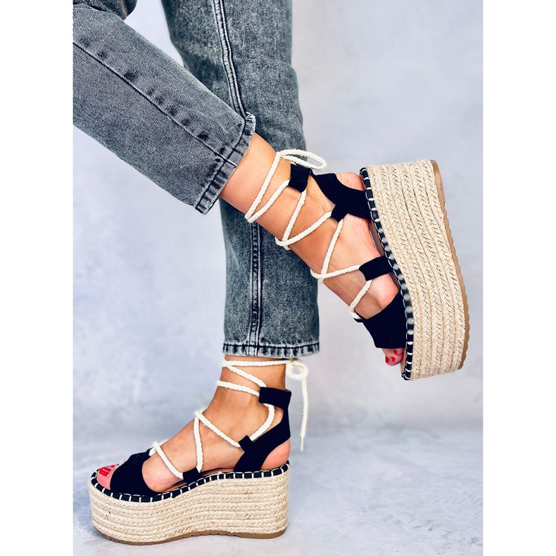 Marge Black kile espadriller sort 2