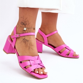 PG1 Klassiske Pink Misty højhælede sandaler lyserød 1