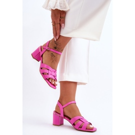 PG1 Klassiske Pink Misty højhælede sandaler lyserød 3
