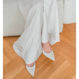 Marco Shoes Elegante stiletter lavet af blødt læder hvid 6