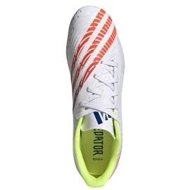 Adidas Predator Edge.4 FxG M GW0989 fodboldstøvler hvid hvid 1