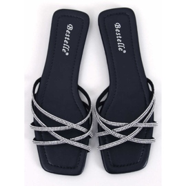 Rexha Black rhinestone skydere sort 1