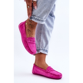 Dame ruskind Loafers Pink Lenvie lyserød 1