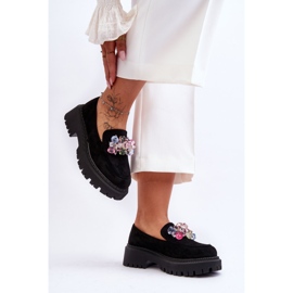 PS1 Dame Crystal Loafers Sort Avril 1