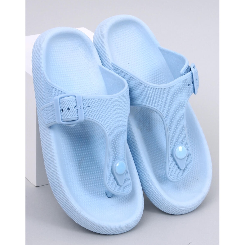 Sadier Blue flip-flops i blød skum blå 1