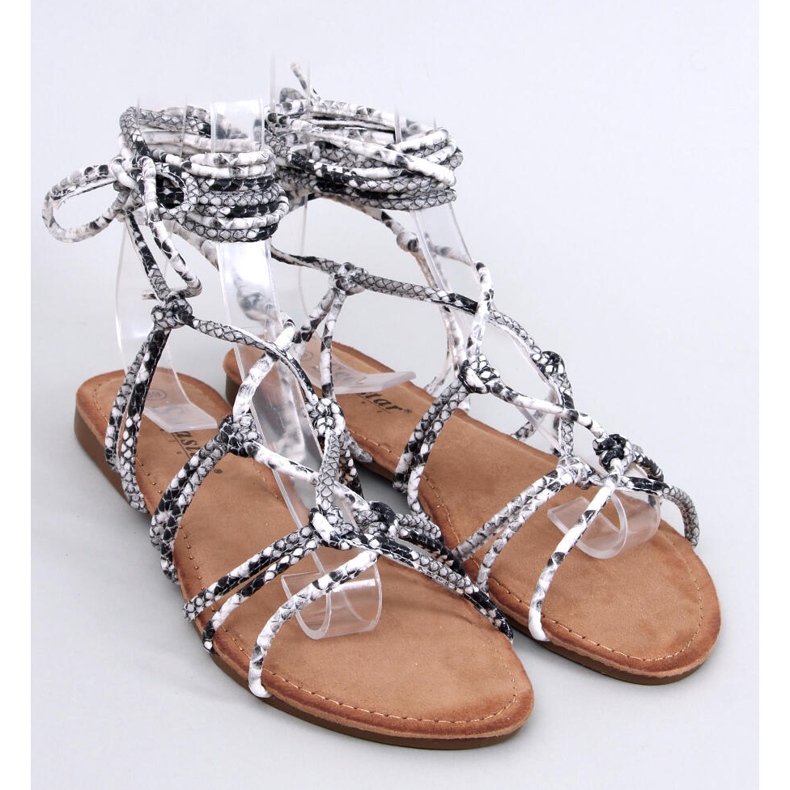 Morin Serpentine gladiatorsandaler grå 1