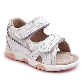 News Komfortable børns velcro sandaler hvid Alaska 6
