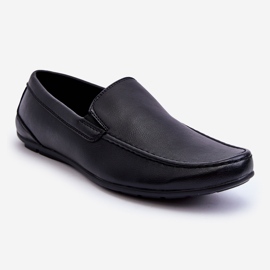 Herre læder loafers sort Theo 1