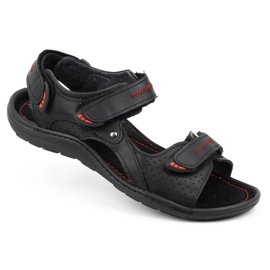 Olivier 323 sorte herresandaler 1