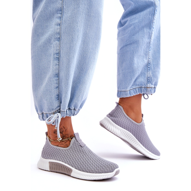 Klassiske Slip-On Sportssko Grå 1
