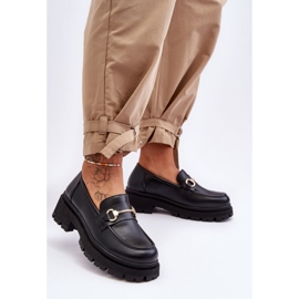 PS1 Klassiske Platform Loafers til kvinder Sort Miracle 1