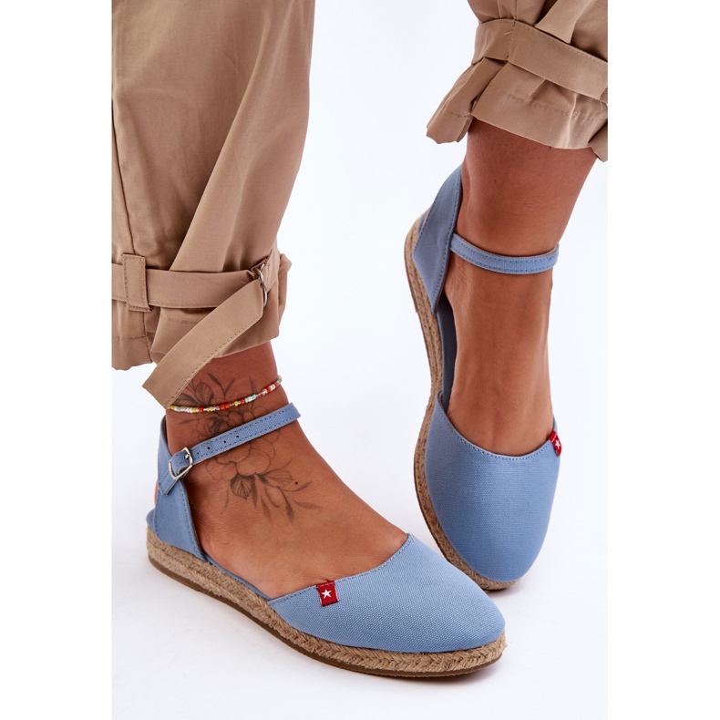 Kvinder Big Star Platform Espadrilles FF274532 Blå 1