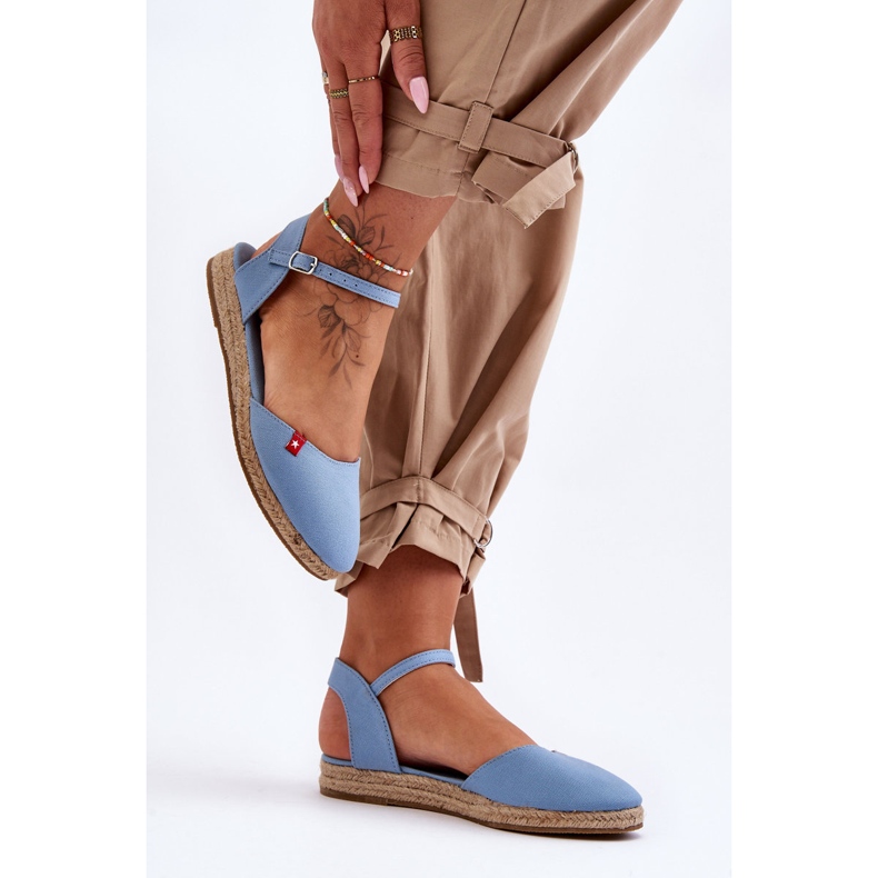 Kvinder Big Star Platform Espadrilles FF274532 Blå 2