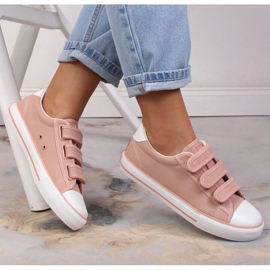 Velcro sneakers Big Star W INT1842A pink lyserød 2