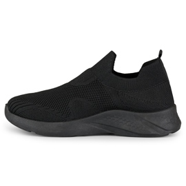 Sorte sports slip-on sko 2