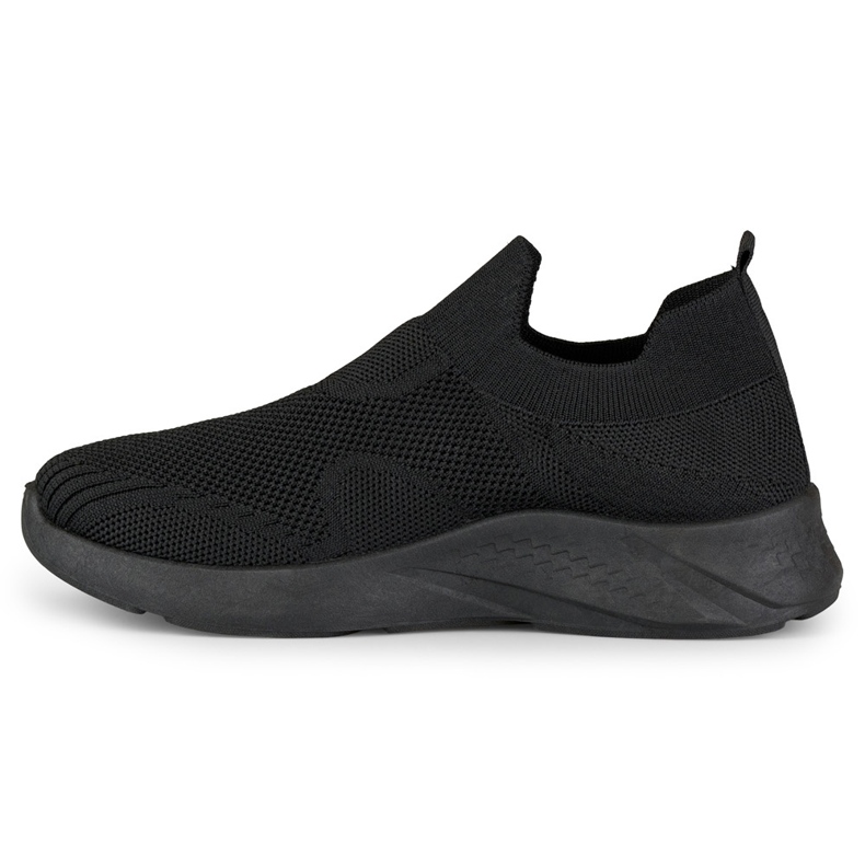 Sorte sports slip-on sko 2