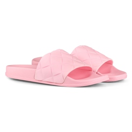 Pink klassiske dametøfler lyserød 2