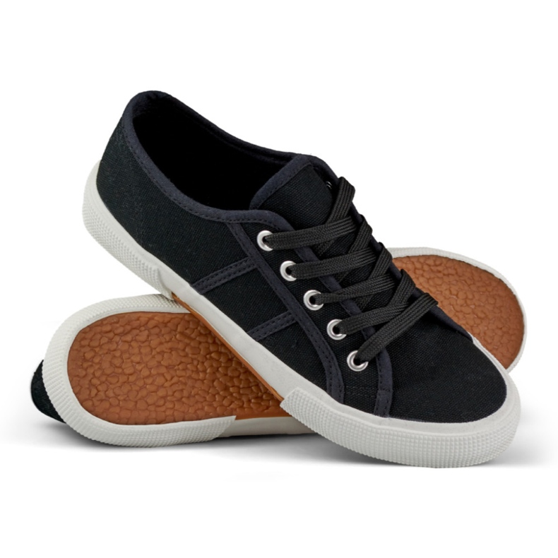 Sorte lave sneakers 2