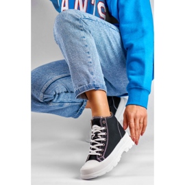 Sorte sneakers over anklen 1