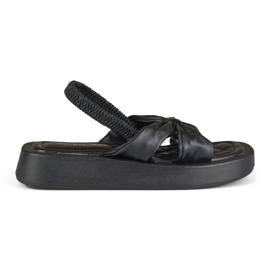 Sorte sandaler fra Sisi 2