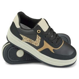 Lara sorte sneakers til kvinder 1