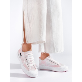 Shelovet pink platform sneakers lyserød 1