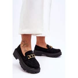 FB2 Dame Ruskind Platform Loafers Black Larey sort 2