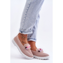 PM1 Slip-on sneakers til kvinder med udsmykning Pink Taylor lyserød 6
