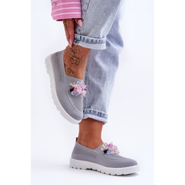 PM1 Slip-on sneakers til kvinder med sten grå Simple 4