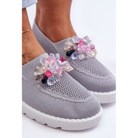 PM1 Slip-on sneakers til kvinder med sten grå Simple 5