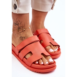Klassiske Damesandaler Orange Molie 2