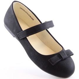Velcro ballerinaer eVento Jr EVE407C sorte 1