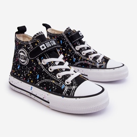 Børnemønstrede sneakers Big Star LL374050 Sort 1