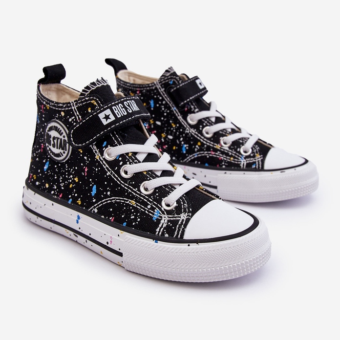 Børnemønstrede sneakers Big Star LL374050 Sort 1