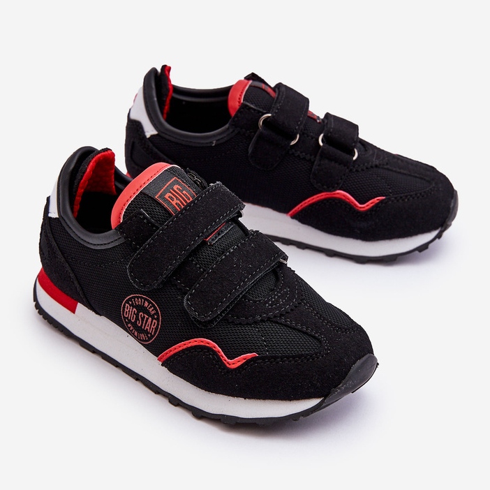 Børnesneakers Memory Foam System Big Star LL374179 Sort 1
