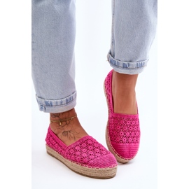 PG1 Kvinders Openwork Espadrilles Pink One Lover lyserød 1
