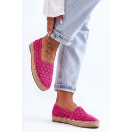 PG1 Kvinders Openwork Espadrilles Pink One Lover lyserød 2
