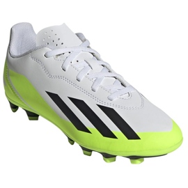 Adidas X Crazyfast.4 FxG Jr IE1588 fodboldsko hvid hvid 3
