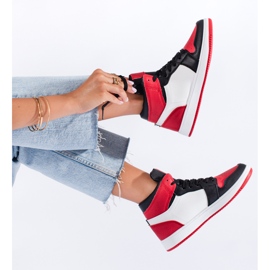 Shelovet røde high-top sneakers 1
